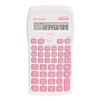 Osama Calculadora científica de 56 Funciones, 10 dígitos Mantissa y 2 exponente, Cosas para la Escuela con Funda Deslizante válida para exámenes de Estado Material Escolar para Back to School, Osama Calculadora científica de 56 Funciones, 10 dígitos Mantissa y 2 exponente, Cosas para la Escuela con Funda Deslizante válida para exámenes de Estado Material Escolar para Back to School,