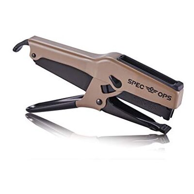 Spec Ops Tools Heavy Duty Grapadora de alicates de 45 hojas, totalmente metálica, 3% donada a veteranos Spec Ops Tools Heavy Duty Grapadora de alicates de 45 hojas, totalmente metálica, 3% donada a veteranos