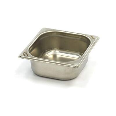 Maxima Recipiente Gastronorm de acero inoxidable 1/6GN 65 mm 176 x 162 mm Maxima Recipiente Gastronorm de acero inoxidable 1/6GN 65 mm 176 x 162 mm