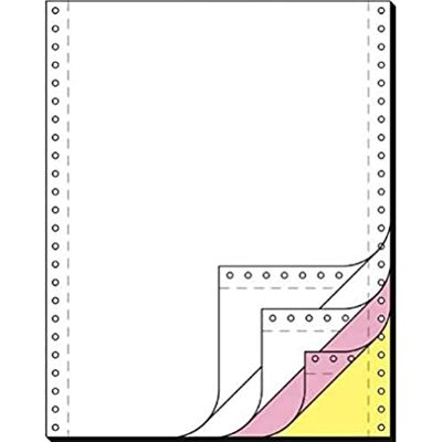 Sigel Papel continuo (500 hojas, 240 x 12", A4 cuádruple, 60, 53 y 57 g/m2), color blanco, rosa y amarillo Sigel Papel continuo (500 hojas, 240 x 12", A4 cuádruple, 60, 53 y 57 g/m2), color blanco, rosa y amarillo
