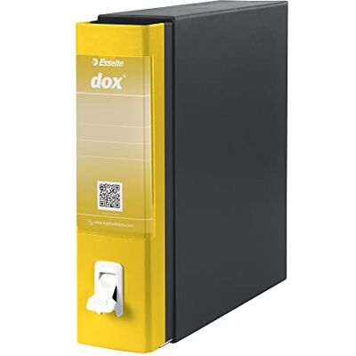 Esselte Rexel Dox 1 Archivador de palanca formato A4, 6 unidades, color amarillo Esselte Rexel Dox 1 Archivador de palanca formato A4, 6 unidades, color amarillo