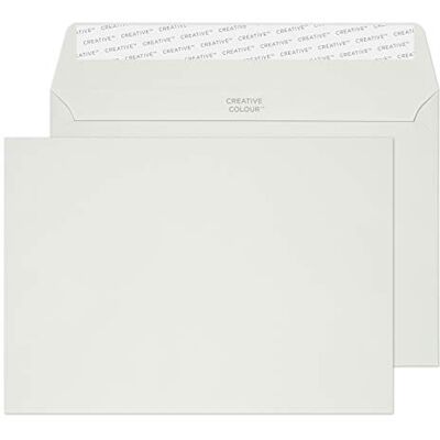 Blake Colour sobres grises C5 (16.2 x 22.9cm) 500 unidades 120 g/m² certifcado FSC y sostenible tira autoadhesiva sobres para invitaciones y manualidades modelo Blake Colour sobres grises C5 (16.2 x 22.9cm) 500 unidades 120 g/m² certifcado FSC y sostenible tira autoadhesiva sobres para invitaciones y manualidades modelo