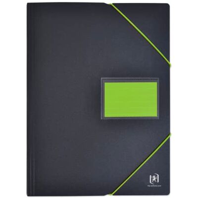 Oxford Protège-Documents Students A4 120 vues / 60 Pochettes Couverture Polypro Bicolore Noir/Vert Oxford Protège-Documents Students A4 120 vues / 60 Pochettes Couverture Polypro Bicolore Noir/Vert