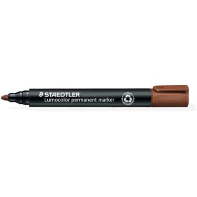 STAEDTLER Lumocolor 352-7. Rotuladores permanentes de color marrón. Caja con 10 unidades. STAEDTLER Lumocolor 352-7. Rotuladores permanentes de color marrón. Caja con 10 unidades.
