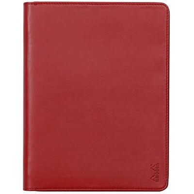 Rhodia – Carpeta portadocumentos rama Coquelicot – para bloc de notas y carnets A5 o A5+ Tamaño cerrado 19,5 x 25,5 cm – Funda para tablet – piel sintética Rhodia – Carpeta portadocumentos rama Coquelicot – para bloc de notas y carnets A5 o A5+ Tamaño cerrado 19,5 x 25,5 cm – Funda para tablet – piel sintética