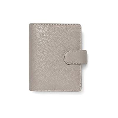 Filofax Pocket Norfolk Organizador de bolsillo, color gris pardo Filofax Pocket Norfolk Organizador de bolsillo, color gris pardo