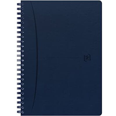 Oxford Cuaderno Signature A5 Liné 7 mm Margé 160 páginas Encuadernación integral cubierta de piel sintética azul Oxford Cuaderno Signature A5 Liné 7 mm Margé 160 páginas Encuadernación integral cubierta de piel sintética azul