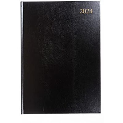Collins Essential Agenda A4 con vista semanal 2024, papel reciclado ecológico, totalmente reciclable, planificador completo 2024, diario, semanal y mensual, tamaño A4 (negro) Collins Essential Agenda A4 con vista semanal 2024, papel reciclado ecológico, totalmente reciclable, planificador completo 2024, diario, semanal y mensual, tamaño A4 (negro)