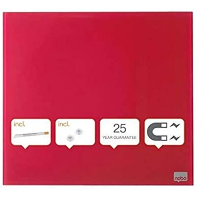 Nobo Pizarra Blanca Pequeña Magnética, Limpiado en Seco, Sin Marco, Sistema de Montaje en Pared Oculto, Incluye Rotulador e Imanes, Blanco Brillante, 300 x 300 mm, Nobo Pizarra Blanca Pequeña Magnética, Limpiado en Seco, Sin Marco, Sistema de Montaje en Pared Oculto, Incluye Rotulador e Imanes, Blanco Brillante, 300 x 300 mm,