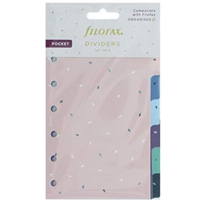 Filofax Divisores de bolsillo de jardín Filofax Divisores de bolsillo de jardín