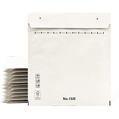 OFITURIA Sobres Acolchados, Sobres para Envíos, Bolsas de Papel con Interior de Burbujas, Color Blanco, Bolsas para Envíos con Cierre Adhesivo (400 Sobres, 220x260mm) OFITURIA Sobres Acolchados, Sobres para Envíos, Bolsas de Papel con Interior de Burbujas, Color Blanco, Bolsas para Envíos con Cierre Adhesivo (400 Sobres, 220x260mm)