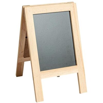 Garcia de Pou García de Pou Pizarra Doble Cara 25X15X2 Cm Natural Madera Garcia de Pou García de Pou Pizarra Doble Cara 25X15X2 Cm Natural Madera