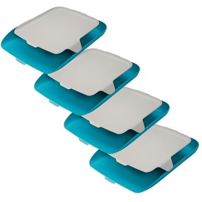 Leitz Cosy 52590061 Bandeja para Cartas con Organizador, 4 Unidades, Color Azul Leitz Cosy 52590061 Bandeja para Cartas con Organizador, 4 Unidades, Color Azul