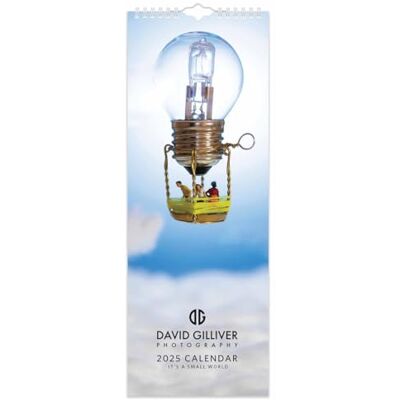 Portico Designs Ltd Calendario de pared delgado de David Gilliver 2025 Small World Portico Designs Ltd Calendario de pared delgado de David Gilliver 2025 Small World