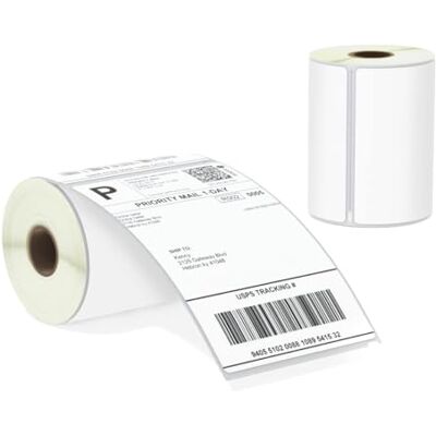 BETCKEY 2 Rollos S0904980 Etiquetas Adhesivas, 104mm x 159mm, 440 Etiquetas Extragrandes de Envío para LabelWriter 4XL, No se aplica 550 o 5XL BETCKEY 2 Rollos S0904980 Etiquetas Adhesivas, 104mm x 159mm, 440 Etiquetas Extragrandes de Envío para LabelWriter 4XL, No se aplica 550 o 5XL