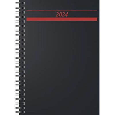 rido/idé Calendario diario modelo Timing 1 2024 1 página = 1 día A5, color negro rido/idé Calendario diario modelo Timing 1 2024 1 página = 1 día A5, color negro