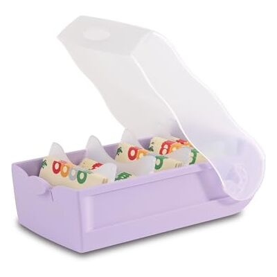 HAN Croco 997 – 887 – Caja para tarjetas de aprendizaje con 5 compartimentos, DIN A7, para 900 tarjetas, incluye 5 placas de apoyo + 100 tarjetas de aprendizaje, caja de aprendizaje, , color HAN Croco 997 – 887 – Caja para tarjetas de aprendizaje con 5 compartimentos, DIN A7, para 900 tarjetas, incluye 5 placas de apoyo + 100 tarjetas de aprendizaje, caja de aprendizaje, , color