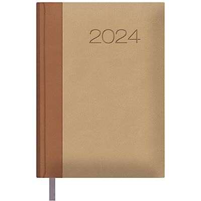 DOHE Agenda 2024 Día Página Tamaño Mediano: 14x20 cm 336 páginas Encuadernación cosida Tapa dura Color Marrón Modelo Orleans DOHE Agenda 2024 Día Página Tamaño Mediano: 14x20 cm 336 páginas Encuadernación cosida Tapa dura Color Marrón Modelo Orleans