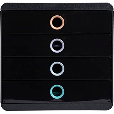 Exacompta Ref. CAJA POP-BOX Caja con 4 cajones cerrados para documentos A4+ Dimensiones exteriores: Profundidad 34,7 x Ancho 27,8 x Alto 26,7 cm Aquarel 4 colores surtidos Exacompta Ref. CAJA POP-BOX Caja con 4 cajones cerrados para documentos A4+ Dimensiones exteriores: Profundidad 34,7 x Ancho 27,8 x Alto 26,7 cm Aquarel 4 colores surtidos