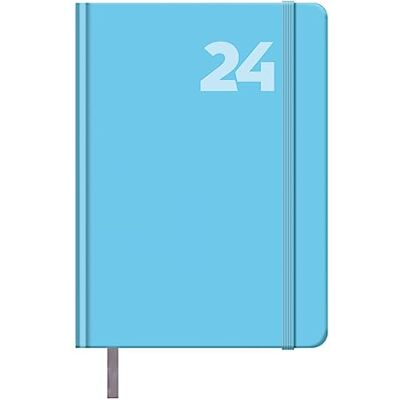 DOHE Agenda 2024 Día Página Tamaño Mediano: 14x20 cm 336 páginas Encuadernación cosida Tapa dura Color Azul Modelo Capri DOHE Agenda 2024 Día Página Tamaño Mediano: 14x20 cm 336 páginas Encuadernación cosida Tapa dura Color Azul Modelo Capri