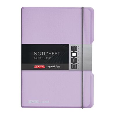 herlitz My.Book Flex Cuaderno cuadriculado A5, color lila herlitz My.Book Flex Cuaderno cuadriculado A5, color lila
