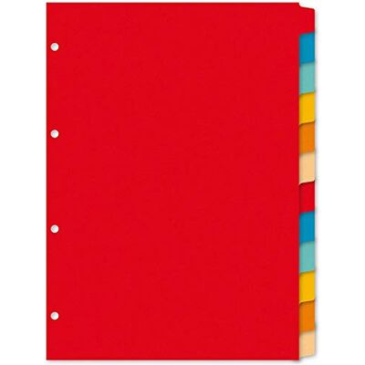 Kangaro Separadores DIN A4 en blanco reciclado de cartón 180 g 4r. 12 piezas surtidas. 20 unidades. Kangaro Separadores DIN A4 en blanco reciclado de cartón 180 g 4r. 12 piezas surtidas. 20 unidades.