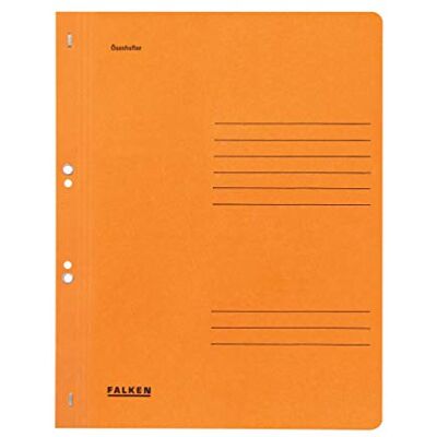 FALKEN ösenhefter de reciclado de cartón, color naranja FALKEN ösenhefter de reciclado de cartón, color naranja