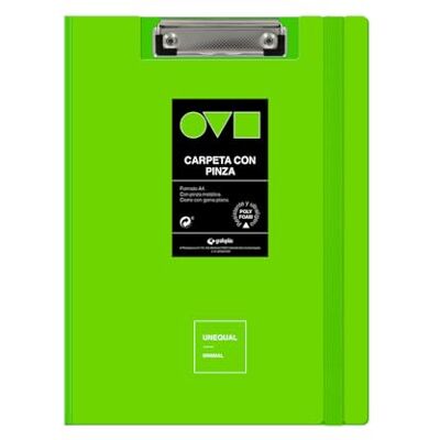 Grafoplas Portapapeles con Pinza A4 +, Tapa y Goma Cierre, Verde, Unequal Minimal, Lomo Curvo Apertura 360, Resistente y Ultraligero, Clip Metálico, Polifoam, Reciclable,deal en Oficinas Grafoplas Portapapeles con Pinza A4 +, Tapa y Goma Cierre, Verde, Unequal Minimal, Lomo Curvo Apertura 360, Resistente y Ultraligero, Clip Metálico, Polifoam, Reciclable,deal en Oficinas