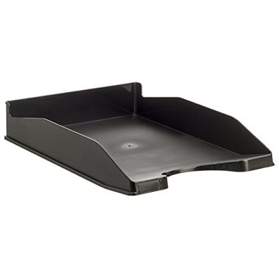 Archivo 2000 Bandeja apilable organizadora para documentos en formato A4 y folio, color negro Archivo 2000 Bandeja apilable organizadora para documentos en formato A4 y folio, color negro