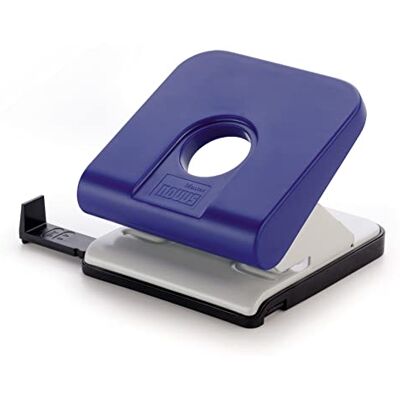 Novus Master Office Perforadora de metal, plástico, color azul Novus Master Office Perforadora de metal, plástico, color azul