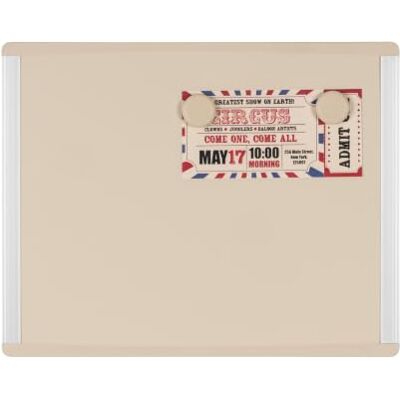 Bi-Office Pizarra magnética Inka Desert, 355 x 280 mm, Superficie de Acero Lacado, Marco de aluminio y plástico beige Bi-Office Pizarra magnética Inka Desert, 355 x 280 mm, Superficie de Acero Lacado, Marco de aluminio y plástico beige