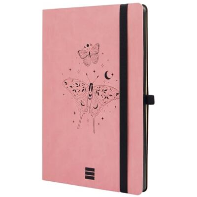 Finocam Cuaderno Design Tapa Blanda Liso Butterfly Cuaderno A5 de Hojas Microperforadas Bolsillo y Portabolígrafo 72 Hojas,Adhesivos y Plantilla Finocam Cuaderno Design Tapa Blanda Liso Butterfly Cuaderno A5 de Hojas Microperforadas Bolsillo y Portabolígrafo 72 Hojas,Adhesivos y Plantilla