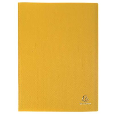 Exacompta Ref. 8559E OPAK Caja de 12 protectores de documentos (50 fundas granuladas, antirreflectante, 100 vistas, tamaño A4, 24 x 32 cm, cubierta de polipro suave, color amarillo Exacompta Ref. 8559E OPAK Caja de 12 protectores de documentos (50 fundas granuladas, antirreflectante, 100 vistas, tamaño A4, 24 x 32 cm, cubierta de polipro suave, color amarillo