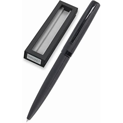 Online Eleganza Bolígrafo Tinta Negra con Mecanismo Giratorio y Caja de Regalo Boligrafo de Metal con Superficie Mate Color Negro Online Eleganza Bolígrafo Tinta Negra con Mecanismo Giratorio y Caja de Regalo Boligrafo de Metal con Superficie Mate Color Negro