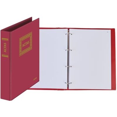 DOHE Libro de actas, Hojas recambiables, 100 hojas, A4 natural DOHE Libro de actas, Hojas recambiables, 100 hojas, A4 natural