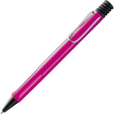 Lamy safari pink Bolígrafo con empuñadura ergonómica y ancho de trazo M para una agradable escritura prolongada hecho de robusto plástico ASA con recambio de gran capacidad M 16 en azul Lamy safari pink Bolígrafo con empuñadura ergonómica y ancho de trazo M para una agradable escritura prolongada hecho de robusto plástico ASA con recambio de gran capacidad M 16 en azul