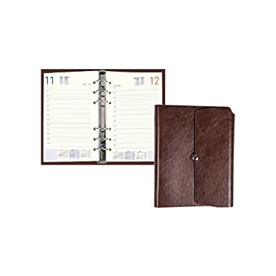 Liderpapel AGENDA ANILLAS TINDE 5X2 CM DIA PAGINA MARRON SIMIL PIEL ENVEJECIDA PAPEL 70 GR Liderpapel AGENDA ANILLAS TINDE 5X2 CM DIA PAGINA MARRON SIMIL PIEL ENVEJECIDA PAPEL 70 GR