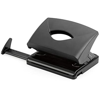 Vantage P 16 Perforadora de oficina (16 hojas, con carril DIN), color negro Vantage P 16 Perforadora de oficina (16 hojas, con carril DIN), color negro