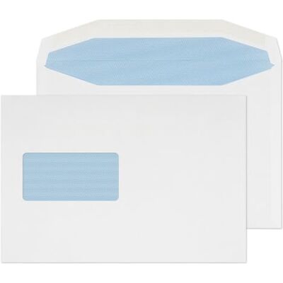 Blake Everyday sobres C5+ (16.2 x 23.8cm) 500 unidades 90 g/m² certifcado PEFC y sostenible sobres blancos con goma con ventana papelería para oficinas y manualidades modelo Blake Everyday sobres C5+ (16.2 x 23.8cm) 500 unidades 90 g/m² certifcado PEFC y sostenible sobres blancos con goma con ventana papelería para oficinas y manualidades modelo