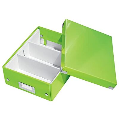 Leitz Caja Organizadora, Gama Click and Store, Pequeña, Verde, Leitz Caja Organizadora, Gama Click and Store, Pequeña, Verde,