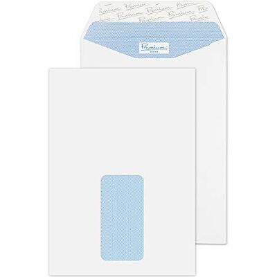 Blake Premium Office sobres C5 con ventana (22.9 x 16.2cm) 500 unidades 120gr certificado FSC tira autoadhesiva sobres oficina y comerciales blancos papel modelo Blake Premium Office sobres C5 con ventana (22.9 x 16.2cm) 500 unidades 120gr certificado FSC tira autoadhesiva sobres oficina y comerciales blancos papel modelo
