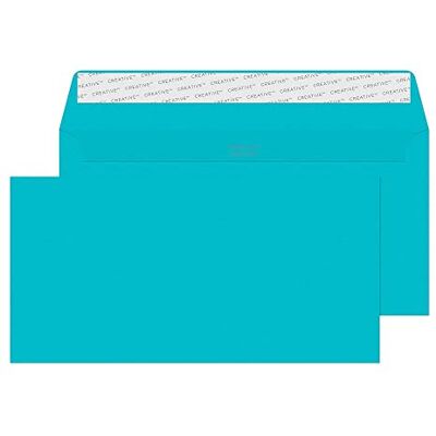 Blake Colour sobres azul intenso DL+ (11.4 x 22.9cm) 500 unidades 120 g/m² certifcado FSC y sostenible tira autoadhesiva sobres para invitaciones y manualidades modelo Blake Colour sobres azul intenso DL+ (11.4 x 22.9cm) 500 unidades 120 g/m² certifcado FSC y sostenible tira autoadhesiva sobres para invitaciones y manualidades modelo