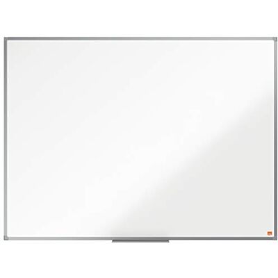 Nobo Pizarra No Magnética de Melamina, 1200 x 900 mm, Marco de Aluminio, Fijado a la Pared con Montaje en las Esquinas, Bandeja para Rotuladores, Gama Essence, Blanco, Nobo Pizarra No Magnética de Melamina, 1200 x 900 mm, Marco de Aluminio, Fijado a la Pared con Montaje en las Esquinas, Bandeja para Rotuladores, Gama Essence, Blanco,