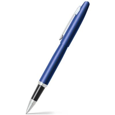 Sheaffer VFM Neon Blue Rollerball Pen with Chrome Trim Sheaffer VFM Neon Blue Rollerball Pen with Chrome Trim