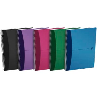 Oxford Cuaderno de anillas (5 unidades, 21 x 29,7 cm, 100 páginas / 50 hojas, 90 g) Oxford Cuaderno de anillas (5 unidades, 21 x 29,7 cm, 100 páginas / 50 hojas, 90 g)