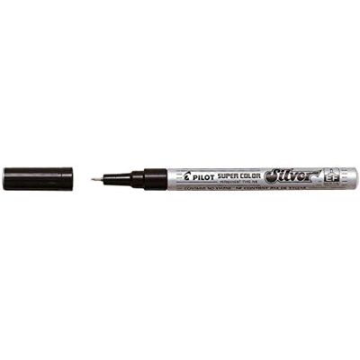 PILOT Super Colour Rotulador, color plata 1 PILOT Super Colour Rotulador, color plata 1