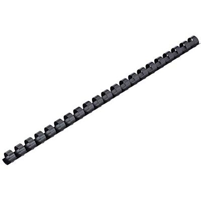 Leitz Canutillos de plástico DIN A4 21 anillas. (caja 100 ud.) 16 mm/ 145 hojas color negro Leitz Canutillos de plástico DIN A4 21 anillas. (caja 100 ud.) 16 mm/ 145 hojas color negro