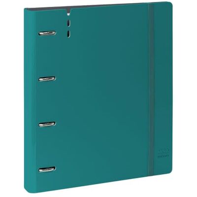 Safta Archivador 4 Anillas 35 mm A4 PP Foam con Recambio 100 Hojas 90g y 5 Separadores, Carpesano Carpeta Anillas A4 Cierre de Goma y Apertura 360°, Azul Safta Archivador 4 Anillas 35 mm A4 PP Foam con Recambio 100 Hojas 90g y 5 Separadores, Carpesano Carpeta Anillas A4 Cierre de Goma y Apertura 360°, Azul