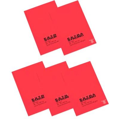 Pigna Extra Strong Cuaderno, color rojo (paquete de 10) Pigna Extra Strong Cuaderno, color rojo (paquete de 10)