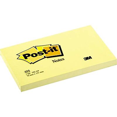 Post-It Notas Canary Yellow Paquete de 12 Blocs, 100 Hojas por Bloc (76 mm x 127 mm) Color Amarillo Notas Autoadhesivas para Listas de Tareas y Recordatorios Post-It Notas Canary Yellow Paquete de 12 Blocs, 100 Hojas por Bloc (76 mm x 127 mm) Color Amarillo Notas Autoadhesivas para Listas de Tareas y Recordatorios